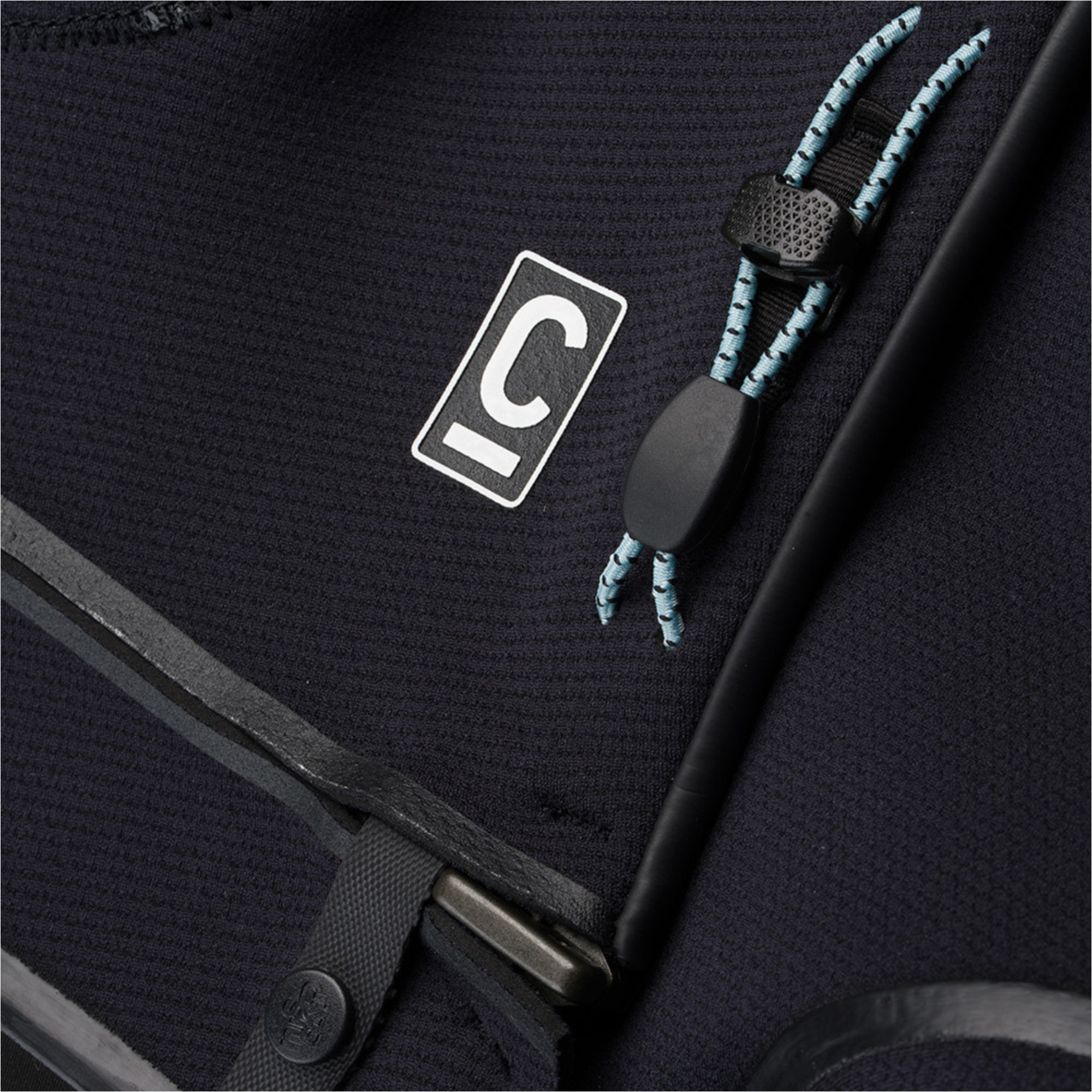2026 C-Skins Mens Nuwave Wired 4/3mm Chest Zip Wetsuit CWI43MC - Meteor / Black / Blue